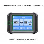LCD Screen Display Replacement For XTOOL X100MAX X100MAX2